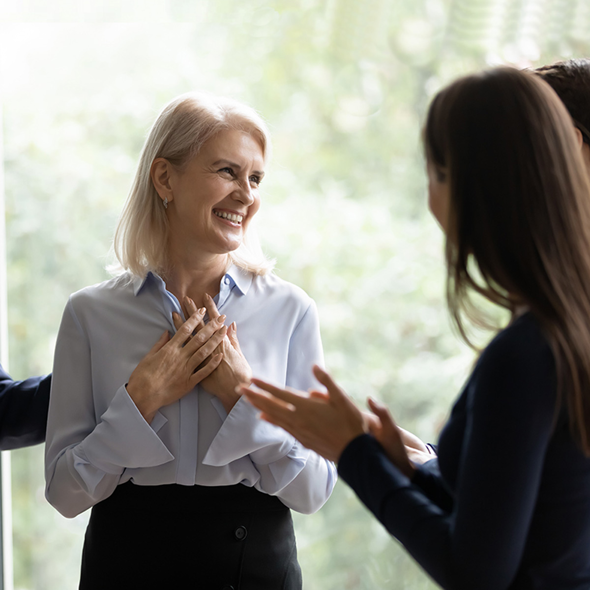 principal praises and motivate teachers "principal praising teacher"